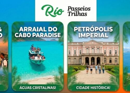 COMBO TOP 4 -  Rio e Seus Tesouros Escondidos!