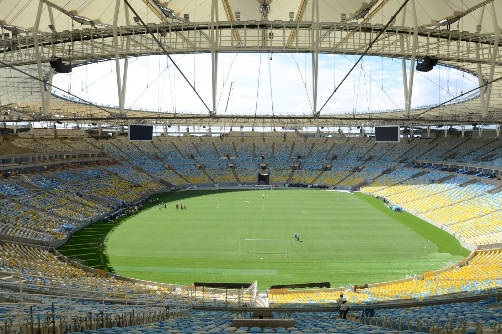 Interior do Estádio do Maracanã, Rio de Janeiro