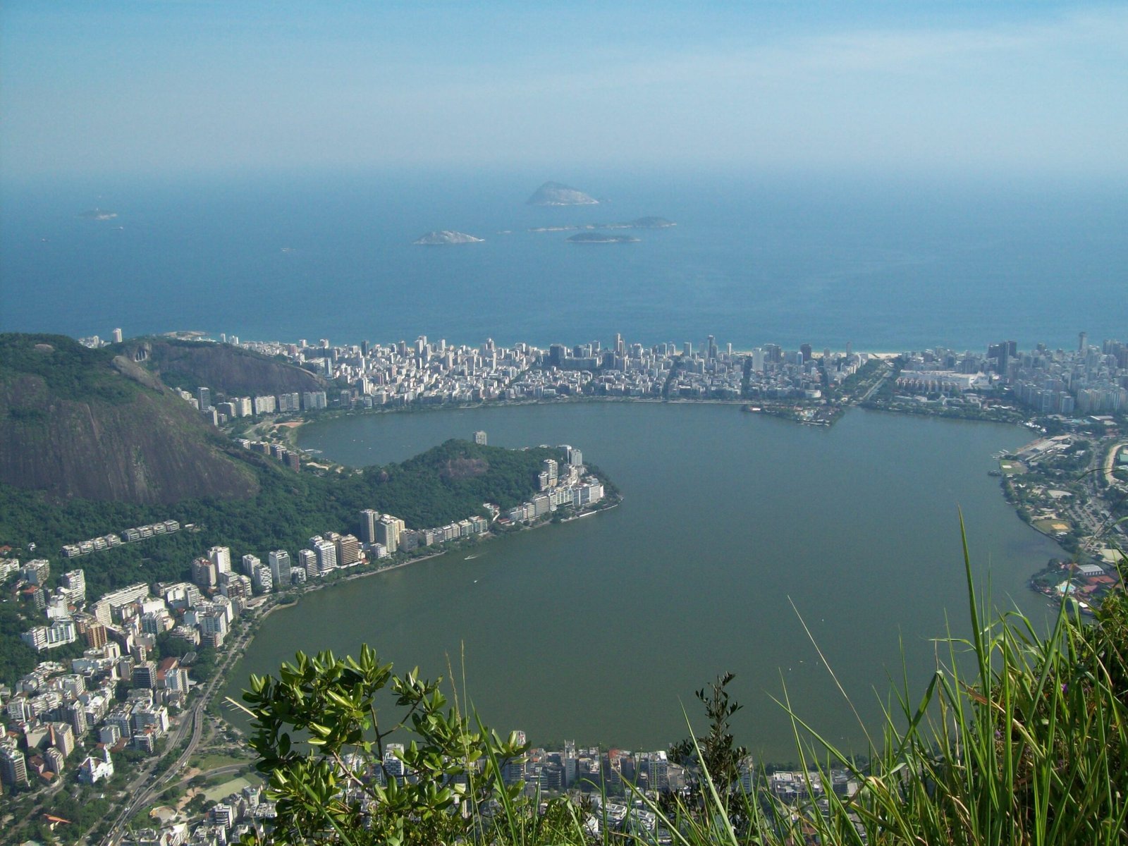 Lagoa Rodrigo de Freitas com o Corcovado ao fundo, Rio de Janeiro